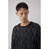 ダイヤ柄ニットトップス | AZUL BY MOUSSY | 詳細画像2 