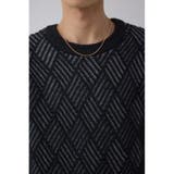 ダイヤ柄ニットトップス | AZUL BY MOUSSY | 詳細画像8 