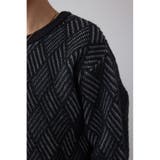 ダイヤ柄ニットトップス | AZUL BY MOUSSY | 詳細画像9 