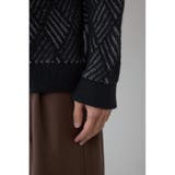 ダイヤ柄ニットトップス | AZUL BY MOUSSY | 詳細画像10 