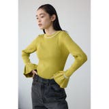 シアーコンビフレアスリーブニット | AZUL BY MOUSSY | 詳細画像12