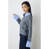 ポロカラーフハクドッキングニット | AZUL BY MOUSSY | 詳細画像22 