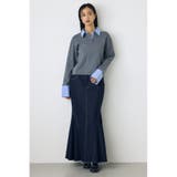 ポロカラーフハクドッキングニット | AZUL BY MOUSSY | 詳細画像24 