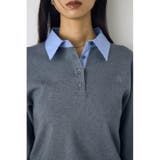 ポロカラーフハクドッキングニット | AZUL BY MOUSSY | 詳細画像25 