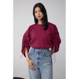 ギャザースリーブカットトップス | AZUL BY MOUSSY | 詳細画像21 