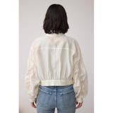 袖ギャザーショートブルゾン | AZUL BY MOUSSY | 詳細画像7