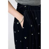 ベロア刺繍ワイドパンツ | AZUL BY MOUSSY | 詳細画像8