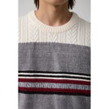 モールボーダーコンビネーションニット | AZUL BY MOUSSY | 詳細画像28