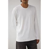 WHT | ヘビーワッフル長袖プルオーバー | AZUL BY MOUSSY