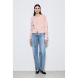 リネンタッチクルーネックニットカーディガン | AZUL BY MOUSSY | 詳細画像25