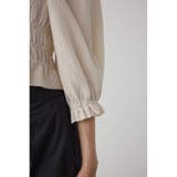 ギャザーフリル2WAYブラウス | AZUL BY MOUSSY | 詳細画像11 