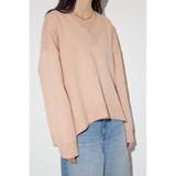 スウェットライクVネックニット | AZUL BY MOUSSY | 詳細画像2 
