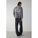 筆記体バックプリント裏毛トップス | AZUL BY MOUSSY | 詳細画像28 