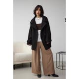 スタンドカラーウォッシャブルミディコート | AZUL BY MOUSSY | 詳細画像4
