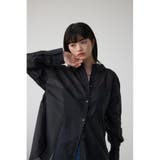 BLK | バックスリットシアーオーバーシャツ | AZUL BY MOUSSY