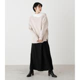 ASYMMETRY NECK LOOSE TOPS | AZUL BY MOUSSY | 詳細画像24