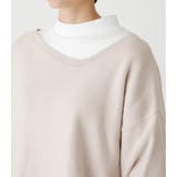 ASYMMETRY NECK LOOSE TOPS | AZUL BY MOUSSY | 詳細画像28