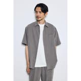 接触冷感フェイクスエード半袖シャツ | AZUL BY MOUSSY | 詳細画像22 