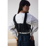 チュールフリルビスチェ | AZUL BY MOUSSY | 詳細画像1
