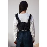 チュールフリルビスチェ | AZUL BY MOUSSY | 詳細画像6