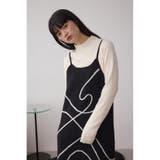 ライン柄ニットキャミワンピセット | AZUL BY MOUSSY | 詳細画像17