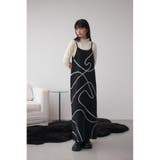 ライン柄ニットキャミワンピセット | AZUL BY MOUSSY | 詳細画像19 