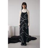 ライン柄ニットキャミワンピセット | AZUL BY MOUSSY | 詳細画像20