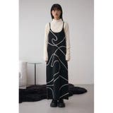 ライン柄ニットキャミワンピセット | AZUL BY MOUSSY | 詳細画像27 