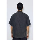 ヴィンテージウォッシュ開襟シャツ | AZUL BY MOUSSY | 詳細画像7