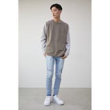 SHIRT LAYERED KNIT TOPS | AZUL BY MOUSSY | 詳細画像34