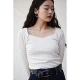 IRREGULAR NECK LAYERED TOPS | AZUL BY MOUSSY | 詳細画像2 