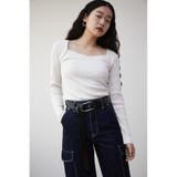 IRREGULAR NECK LAYERED TOPS | AZUL BY MOUSSY | 詳細画像3 