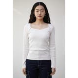 IRREGULAR NECK LAYERED TOPS | AZUL BY MOUSSY | 詳細画像5 