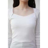 IRREGULAR NECK LAYERED TOPS | AZUL BY MOUSSY | 詳細画像8 