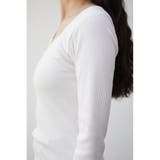 IRREGULAR NECK LAYERED TOPS | AZUL BY MOUSSY | 詳細画像9 