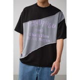 柄BLK5 | スウィッチンググラフィックT | AZUL BY MOUSSY