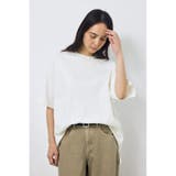 プレミアムコットンオーバーシルエットTシャツ | AZUL BY MOUSSY | 詳細画像3 