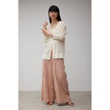 CONTRAST BORDER WIDE PANTS | AZUL BY MOUSSY | 詳細画像24