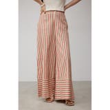 柄RED5 | CONTRAST BORDER WIDE PANTS | AZUL BY MOUSSY