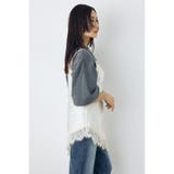 レースサテンアシメキャミソール | AZUL BY MOUSSY | 詳細画像4
