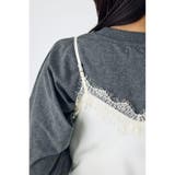 レースサテンアシメキャミソール | AZUL BY MOUSSY | 詳細画像9