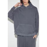 L/BLK1 | 裏起毛ワイドフーディー | AZUL BY MOUSSY