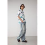 ジョーゼットプリント開襟シャツ | AZUL BY MOUSSY | 詳細画像15 