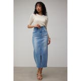 HIGH WAIST SLIT DENIM SKⅢ | AZUL BY MOUSSY | 詳細画像14 