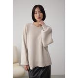 サイドZIPニットトップス | AZUL BY MOUSSY | 詳細画像3 