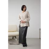 サイドZIPニットトップス | AZUL BY MOUSSY | 詳細画像4 