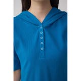 ヘンリーネックフーディーリブトップス | AZUL BY MOUSSY | 詳細画像28 