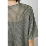 畔編み半袖ニットトップス | AZUL BY MOUSSY | 詳細画像37 