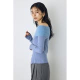 シャギーコンビジップオフショルニット | AZUL BY MOUSSY | 詳細画像17
