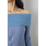 シャギーコンビジップオフショルニット | AZUL BY MOUSSY | 詳細画像20